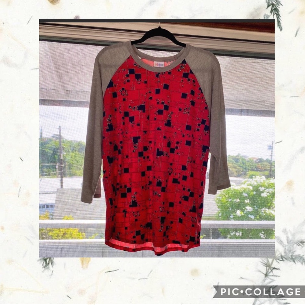 Lula Roe “Randy” Baseball Style shirt NWT
